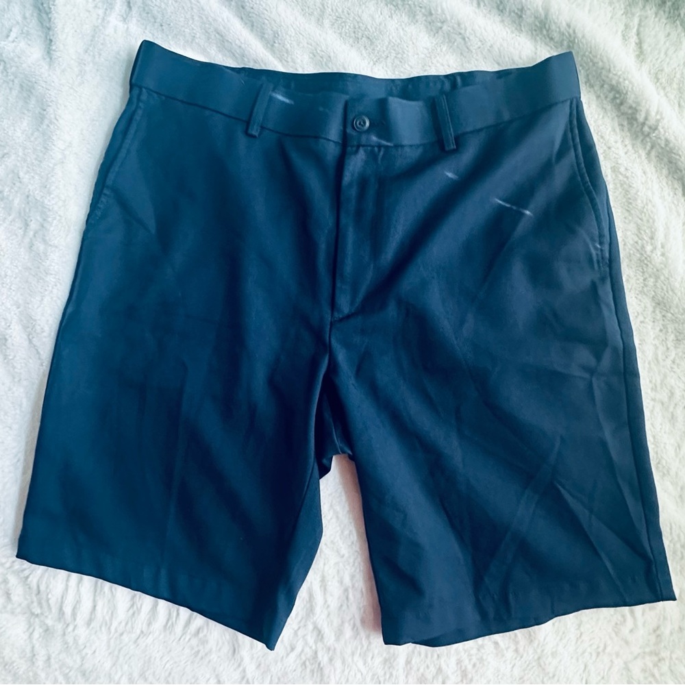Grand Slam Dark Blue Flat Front Shorts